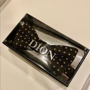 🌑 NEW - Luxurious DION Bow Tie 100% Italian Silk